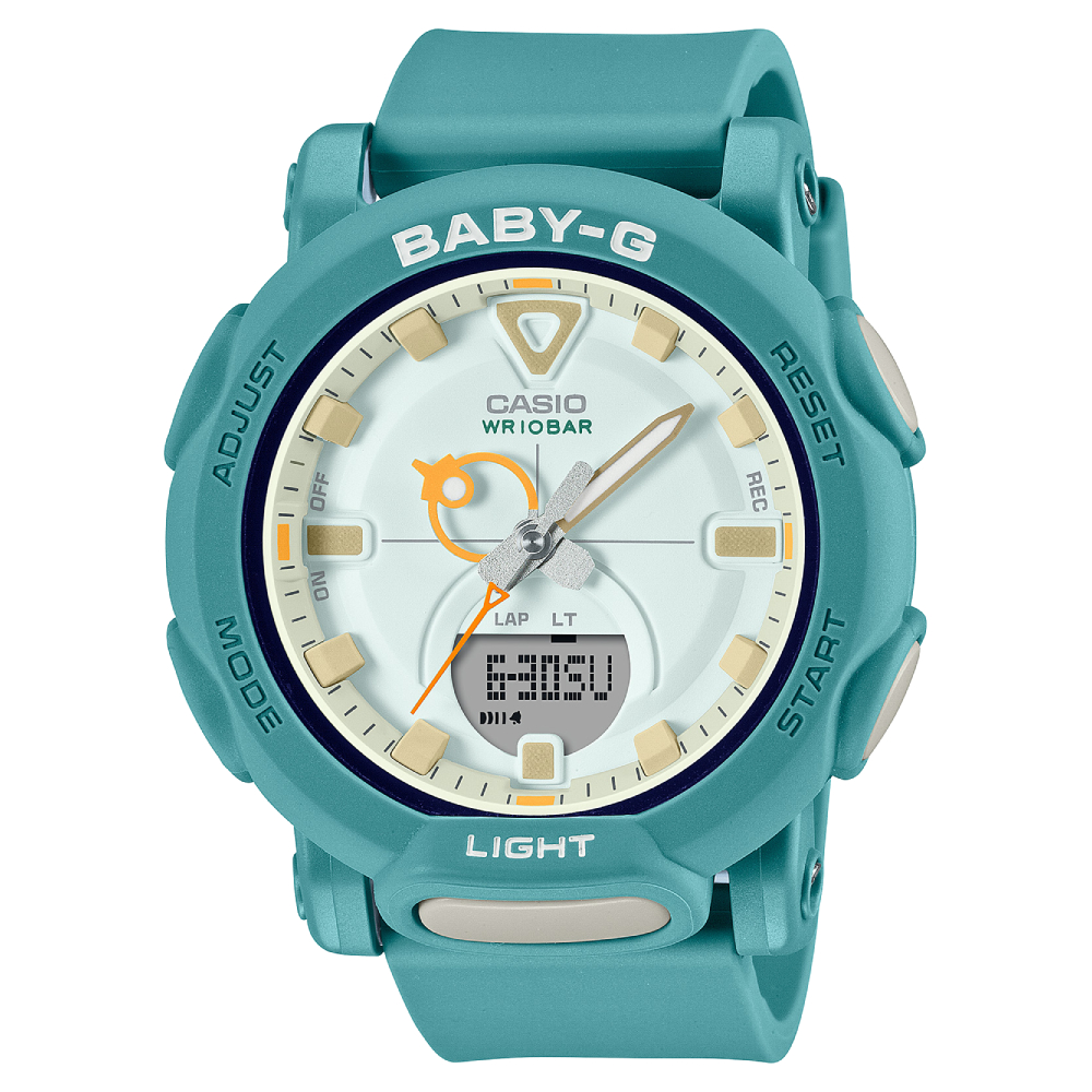 BGA-310RP-3ADR | Đồng Hồ Casio | Baby-G | Nữ | Dây Nhựa Màu Xanh | Chống Va Đập | Chống Nước 100M