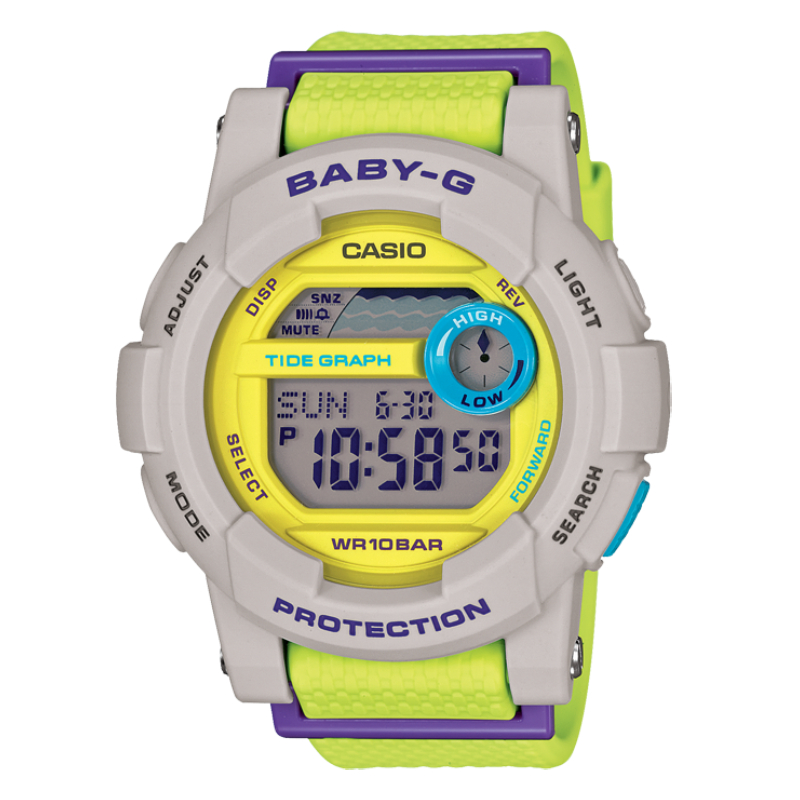 BGD-180-3DR | Đồng Hồ Casio | Baby-G | Nữ | Dây Nhựa | Chống Va Đập | Chống Nước WR100M