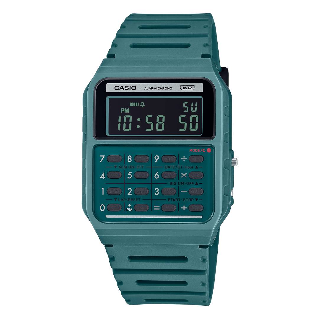 CA-53WB-3BDF | Đồng Hồ Casio | Data Bank | Dây Nhựa | Có Máy Tính | Pin 5 Năm	