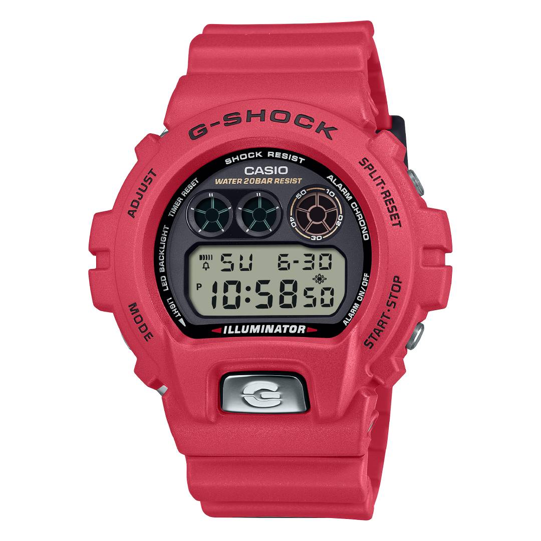 DW-6900TR-4DR | Đồng Hồ Casio G-shock | Nam | Dây Nhựa | Mẫu Màu Đặc Biệt | WR20BAR