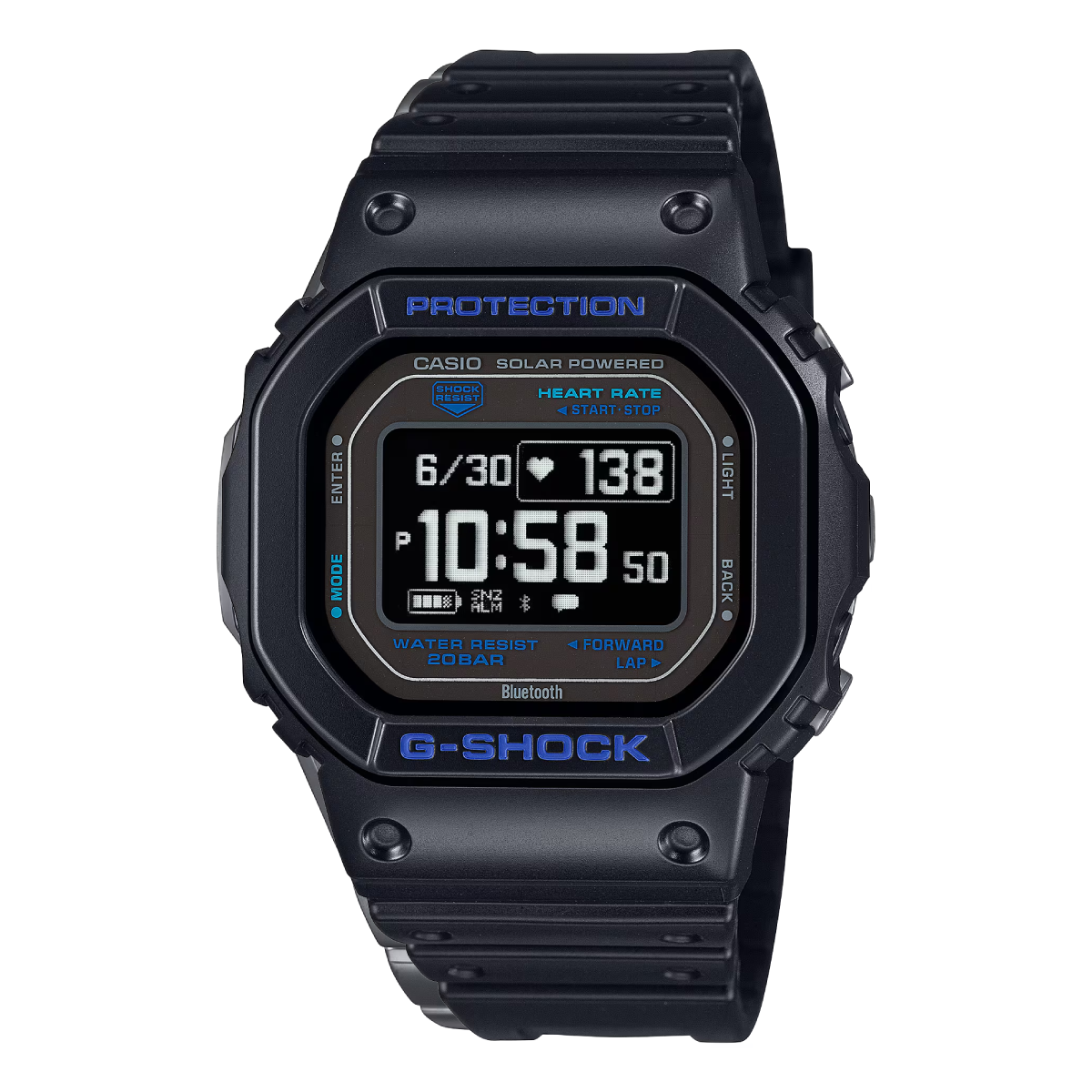 DW-H5600-1A2DR | Đồng Hồ Casio | G Shock | G-SQUAD | Dây Nhựa | Đo Nhịp ...