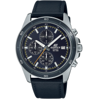 EFR-526L-2CV | Đồng Hồ Casio | Edifice | Nam | Dây Da | 6 Kim | Chống Nước WR100M