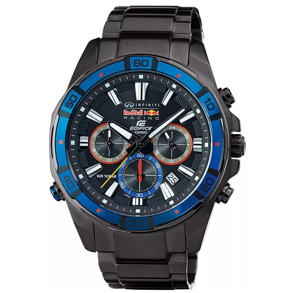 EFR-534RBK-1ADR | Đồng Hồ Casio Edifice | Nam | Dây Kim Loại Mạ Ion Đen