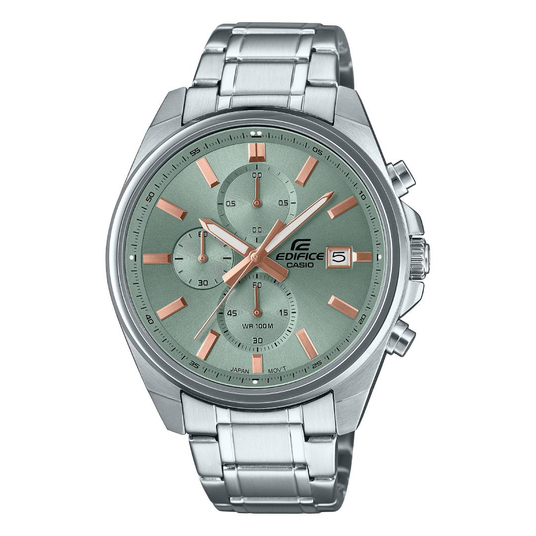 EFV-610DE-3AUDF | Đồng Hồ Casio | Edifice | Nam | Dây Kim Loại | 6 Kim | Chống Nước WR100M