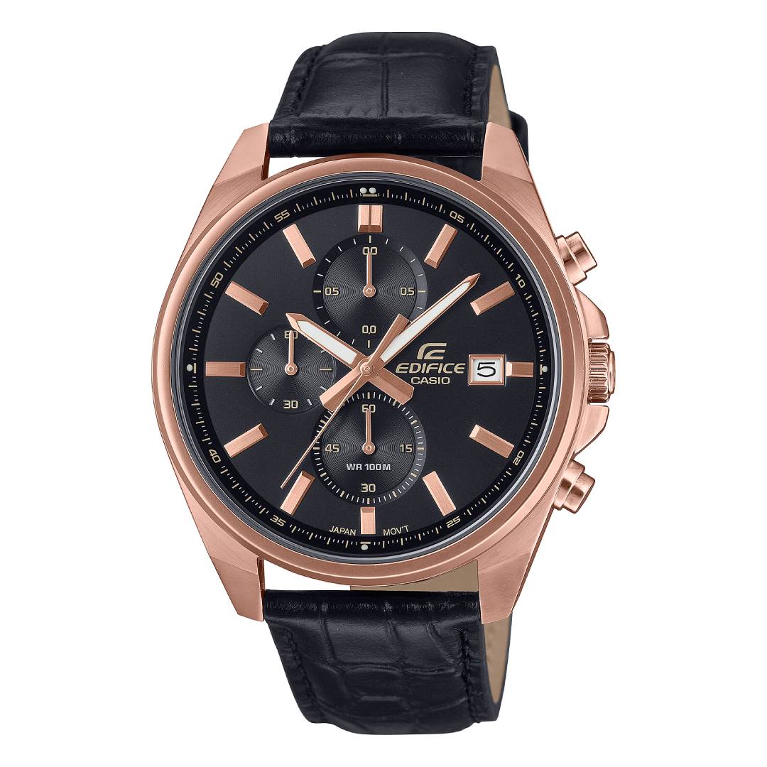 EFV-610ECL-1AUDF | Đồng Hồ Casio | Edifice | Nam | Dây Da | 6 Kim | Chống Nước WR100M