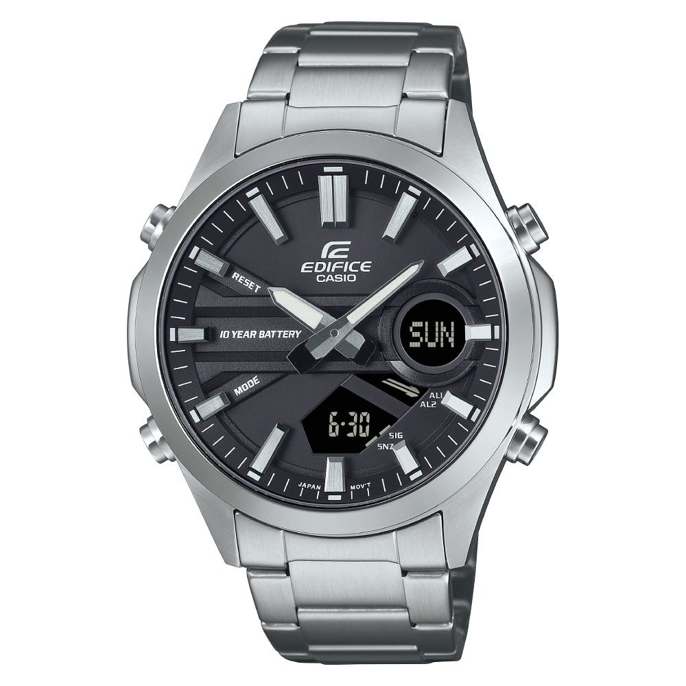 EFV-C120D-1ADF | Đồng Hồ Casio | Edifice | Nam | Dây Kim Loại | Kim - Số | Pin 10 Năm | WR100M