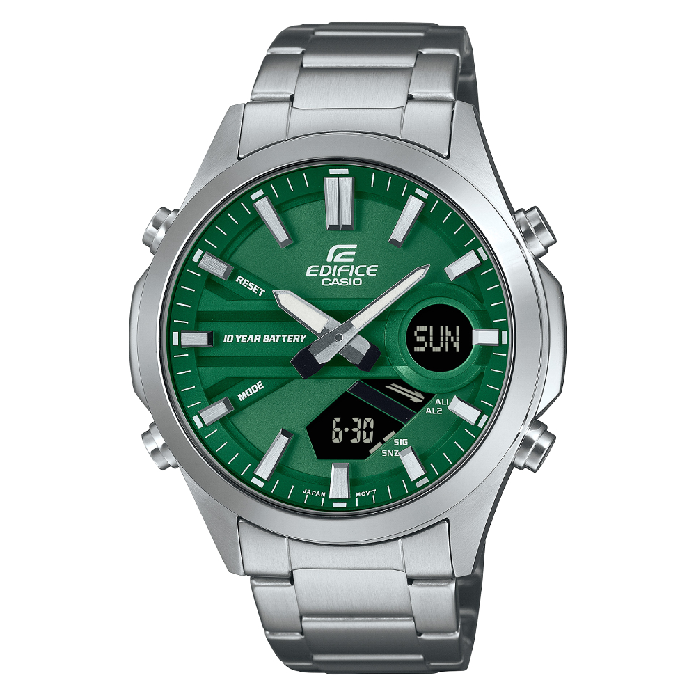 EFV-C120D-3ADF | Đồng Hồ Casio | Edifice | Nam | Dây Kim Loại | Kim - Số | Pin 10 Năm | WR100M