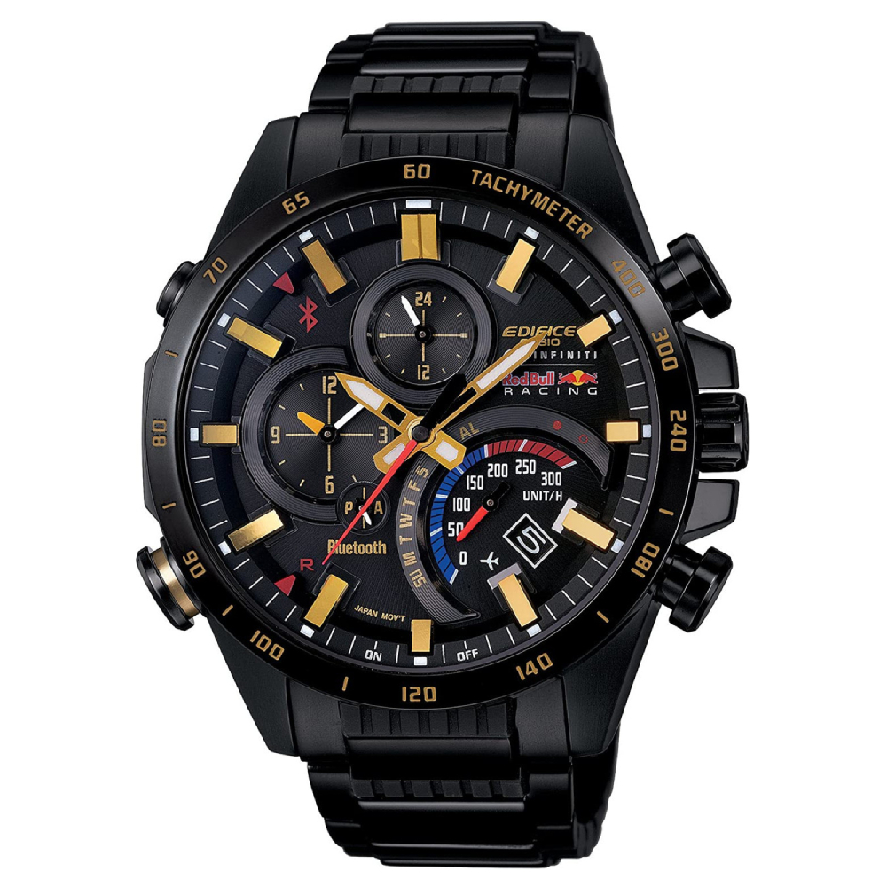 EQB-500RBK-1ADR | Đồng Hồ Casio Edifice Nam | Dây Kim Loại | Pin Mặt Trời | Kết Nối Bluetooth