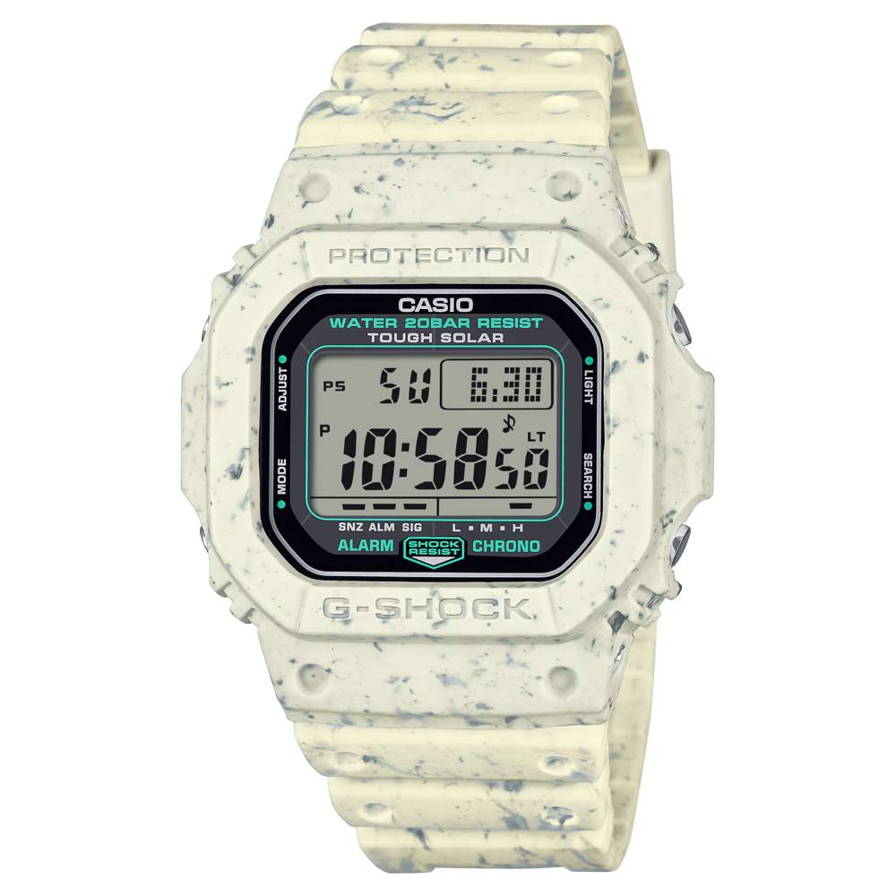G-5600BG-5DR | Đồng Hồ Casio | G-Shock | Nam | Dây Nhựa | Tough Solar | Chống Nước WR20BAR