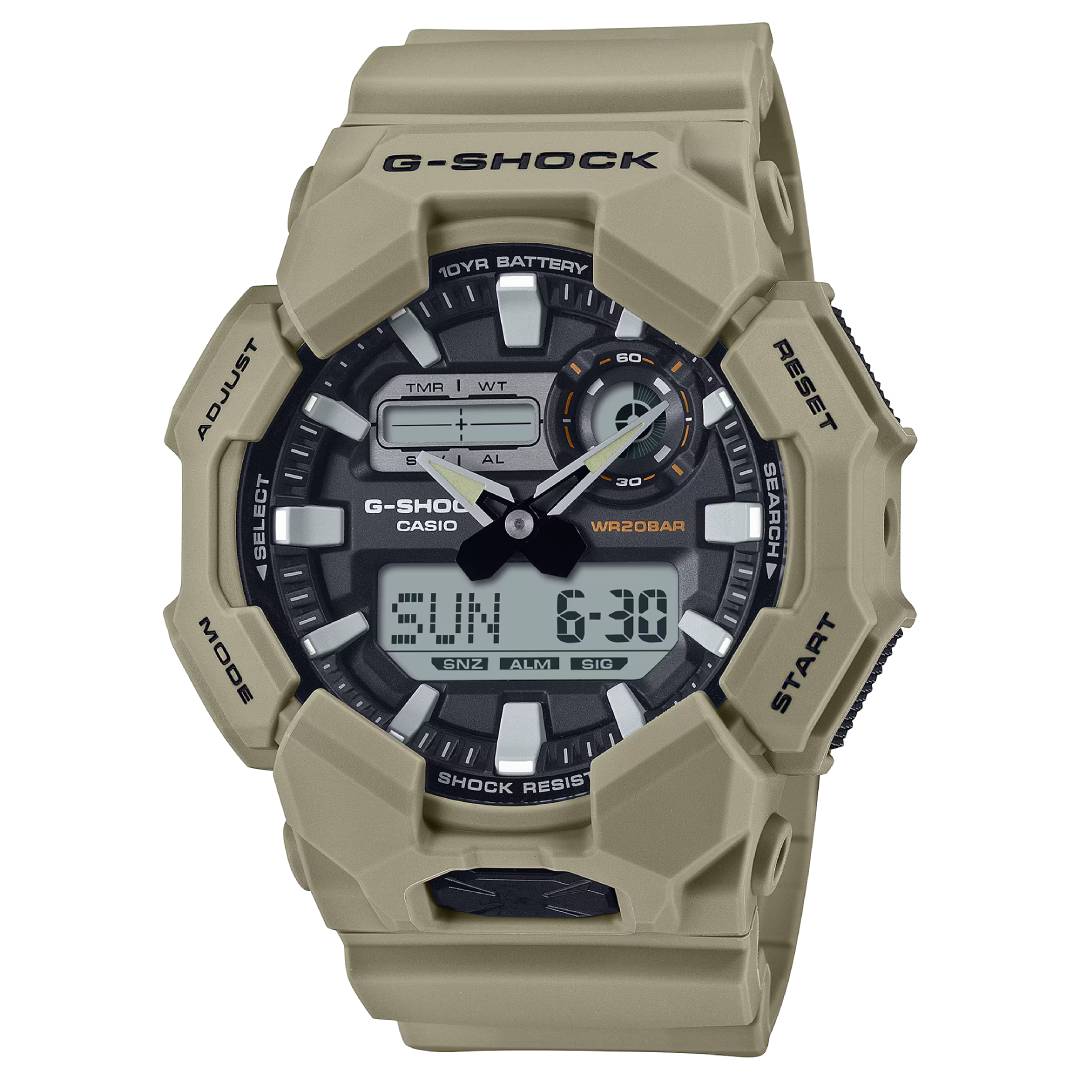 GA-010-5ADR | Đồng hồ Casio G-Shock Nam | Dây Nhựa | Chống Sốc | Chống Nước 200m