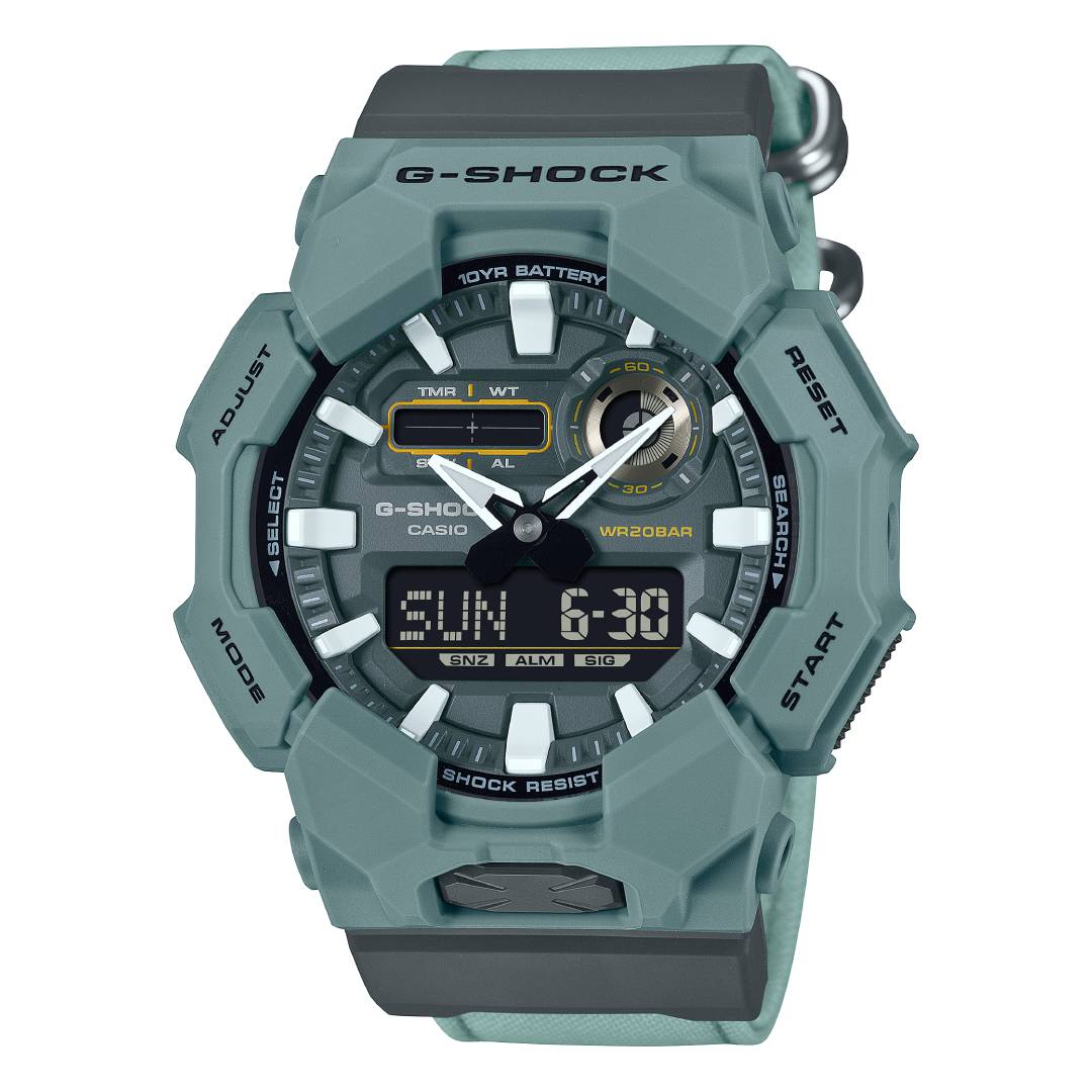 GA-010CE-2ADR | Đồng hồ Casio G-Shock Nam | Dây Nhựa sinh học | Pin 10 năm | Chống Nước 200m