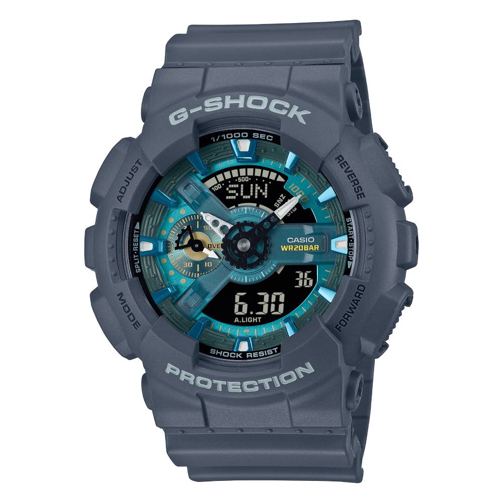 GA-110AS-2ADR | Đồng hồ Casio g-shock Nam | Dây nhựa | Cấu trúc chống từ | Chống nước 200m 