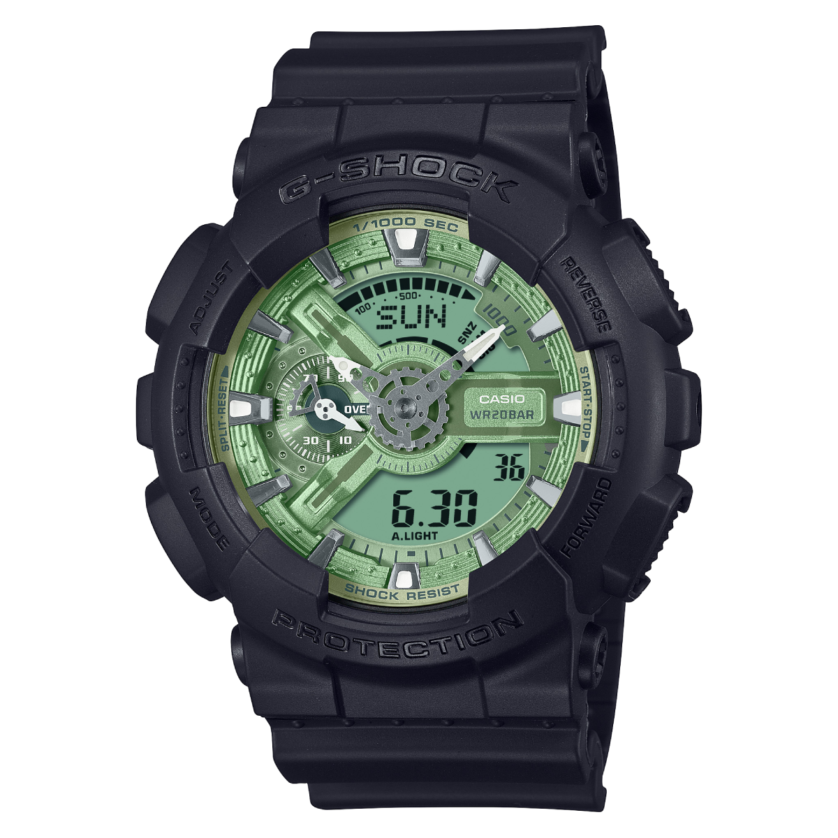 GA-110CD-1A3DR | Đồng Hồ Casio G-shock | Nam | Dây Nhựa | Màu Đặc Biệt | WR20Bar