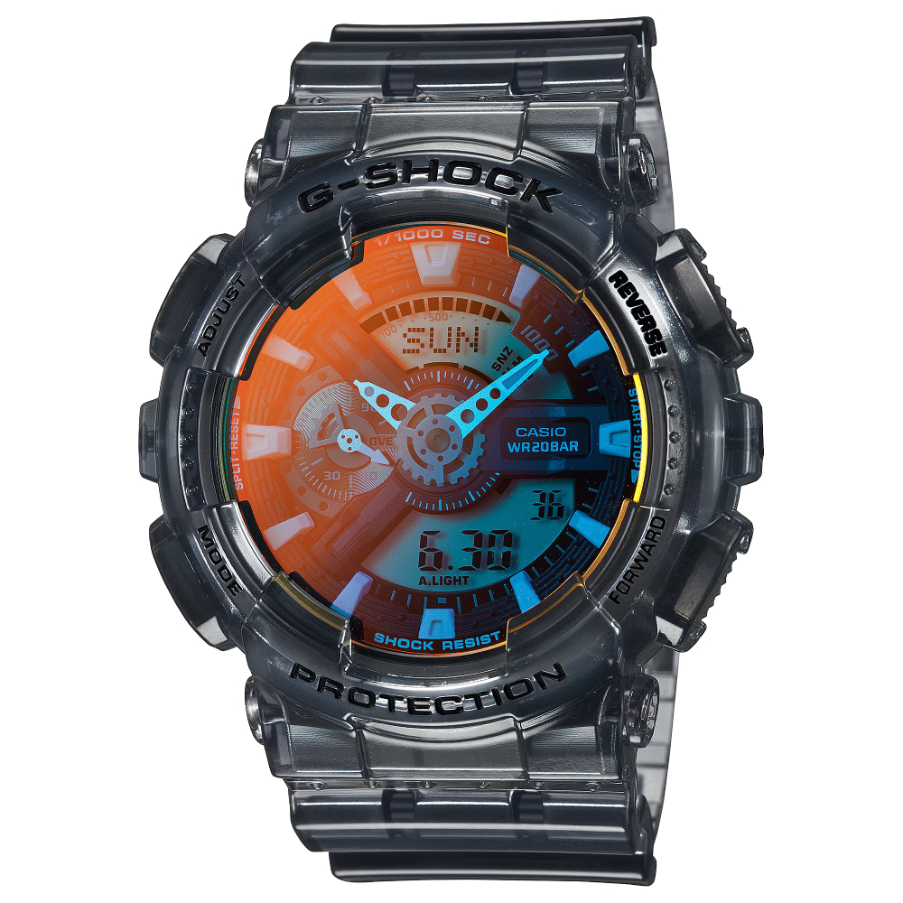 GA-110TLS-8ADR | ĐỒNG HỒ CASIO G-SHOCK | Nam | Dây Nhựa | Chống Từ | WR20BAR