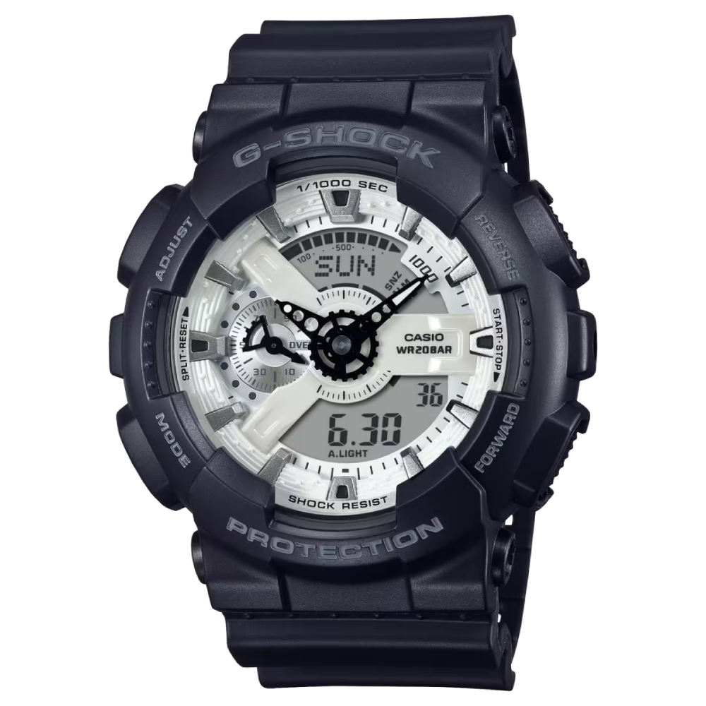 [NEW ARRIVAL ] GA-110WD-1ADR | Đồng Hồ Casio G-shock Nam | Dây nhựa | 3 Mặt số kỹ thuật số | Chống nước 200m