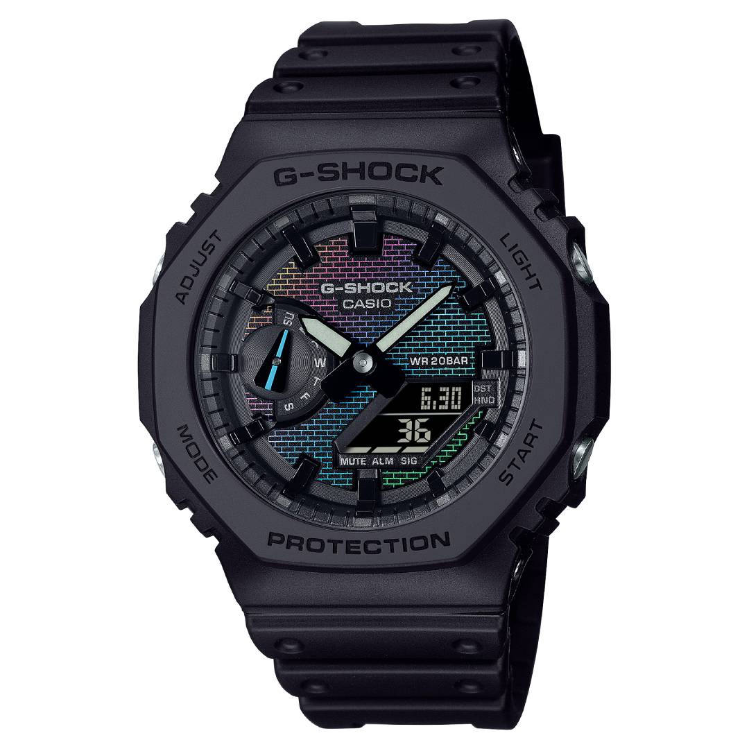 GA-2100RW-1ADR |  | Đồng Hồ Casio | G-Shock | Dây Nhựa | Cấu Trúc Lõi Carbon | Chống Nước