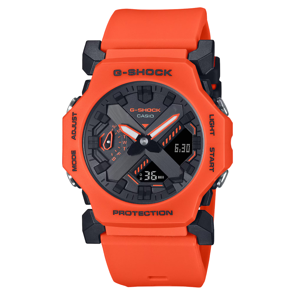 LIMITED | NEW ARRIVAL | GA-2300FL-4ADR | Đồng Hồ Casio G-shock | Nam Nữ | Dây Nhựa | Cấu hình mới | Màn hình LCD