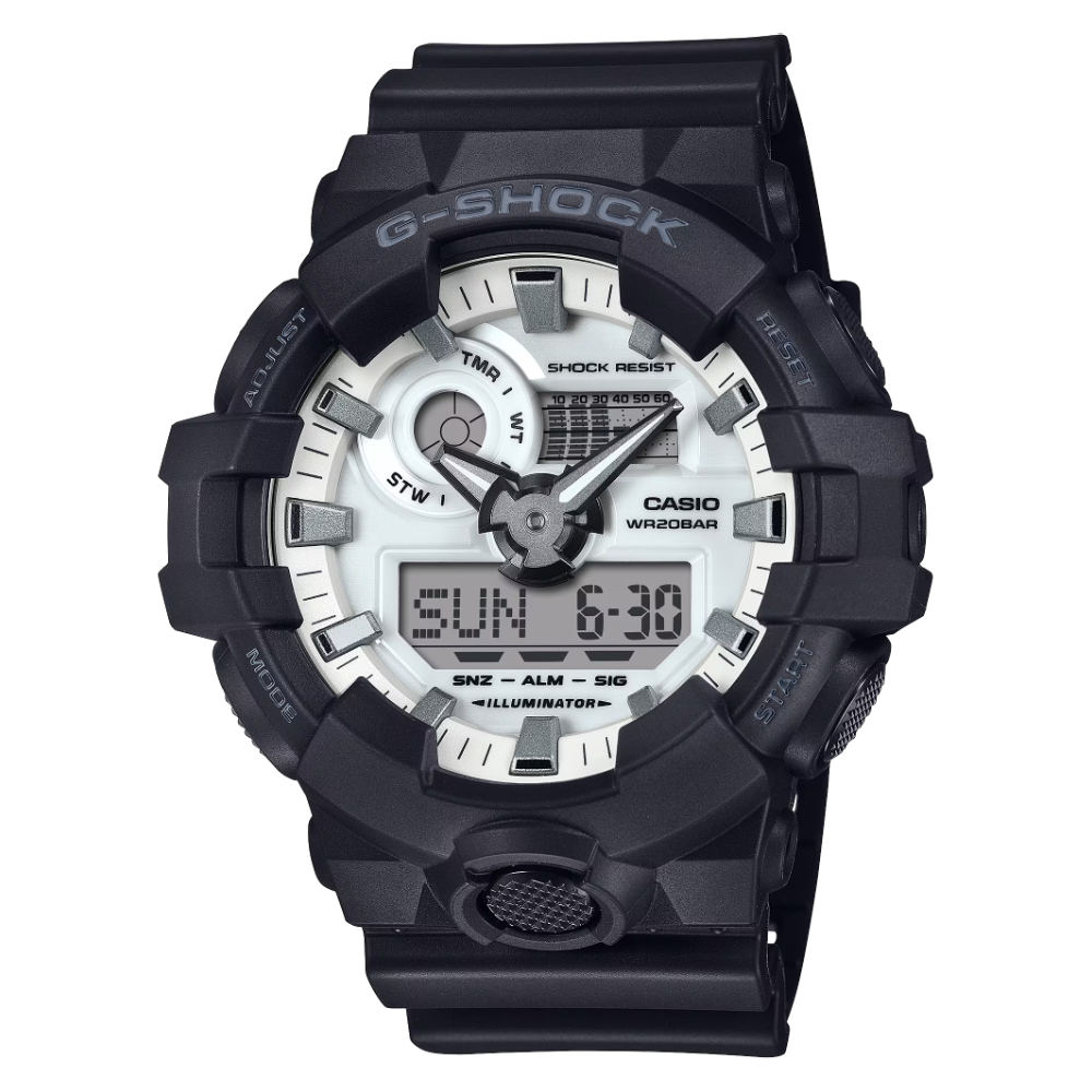 NEW ARRIVAL | GA-700WD-1ADR | Đồng Hồ Casio | G-Shock | Nam | Dây Nhựa | Kim - Số | Chống Nước WR20BAR