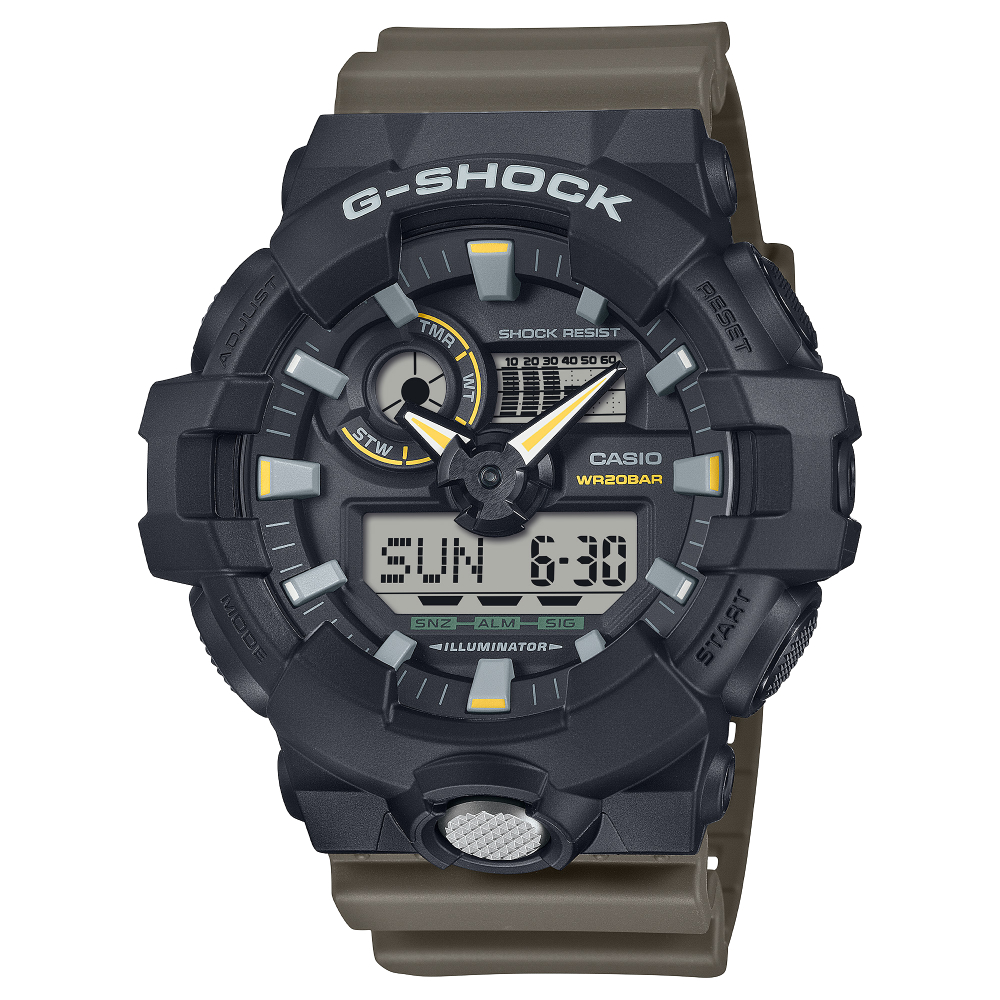 [NEW ARRIVAL ] GA-710TU-1A3DR | Đồng hồ Casio G-Shock Nam | Dây Nhựa | Chống Sốc | Chống Nước 200m