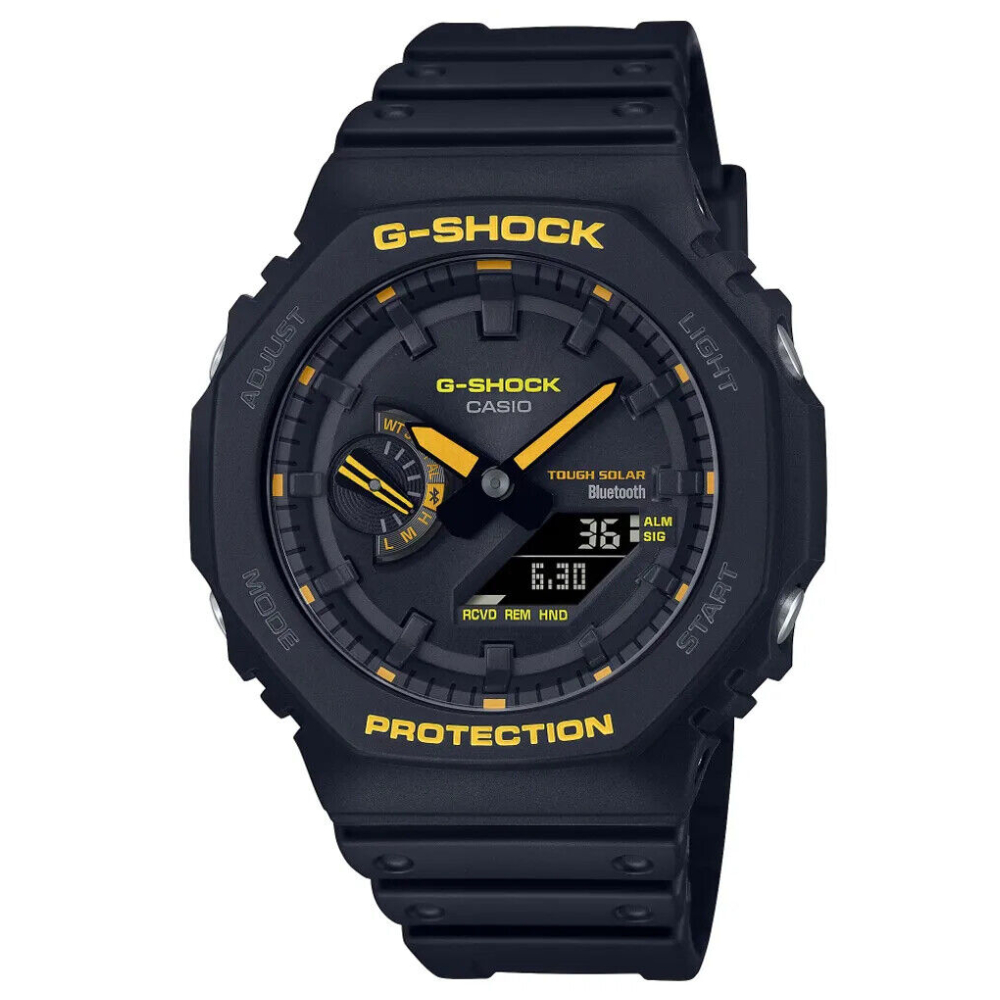 GA-B2100CY-1ADR | Đồng Hồ Casio | G-Shock Nam | Dây Nhựa | Cấu Trúc Lõi Carbon | Kết Nối Điện Thoại | Pin Năng Lượng