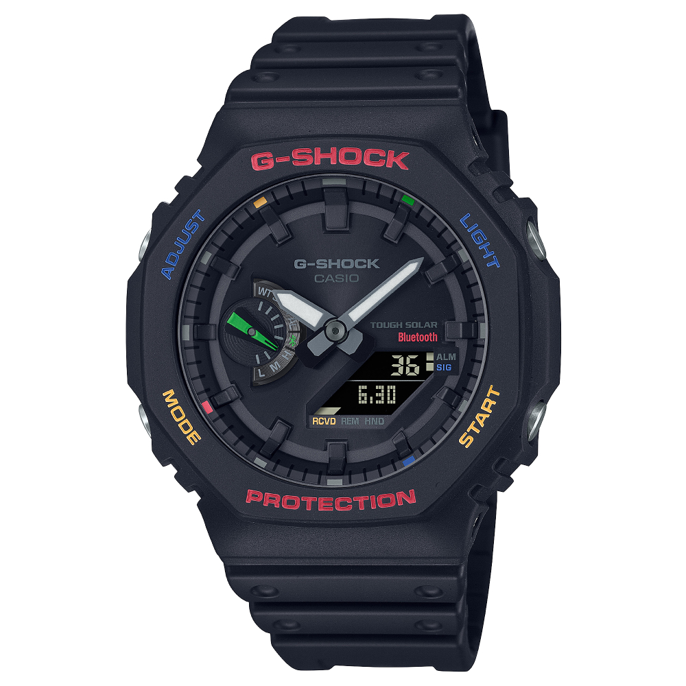 GA-B2100FC-1ADR | Đồng Hồ Casio | G-Shock Nam | Dây Nhựa | Cấu Trúc Lõi Carbon | Kết Nối Điện Thoại | Pin Năng Lượng