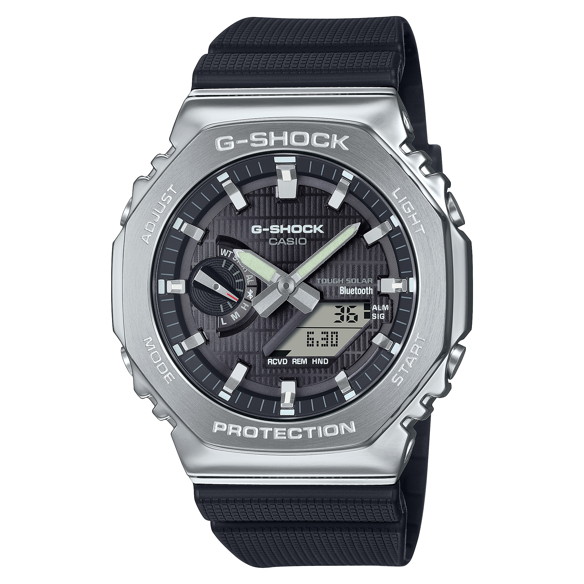 NEW ARRIVAL | GBM-2100-1ADR | Đồng hồ Casio G-Shock Nam | Dây Nhựa | Pin Năng Lượng Mặt Trời | Kết Nối Điện Thoại | WR200m