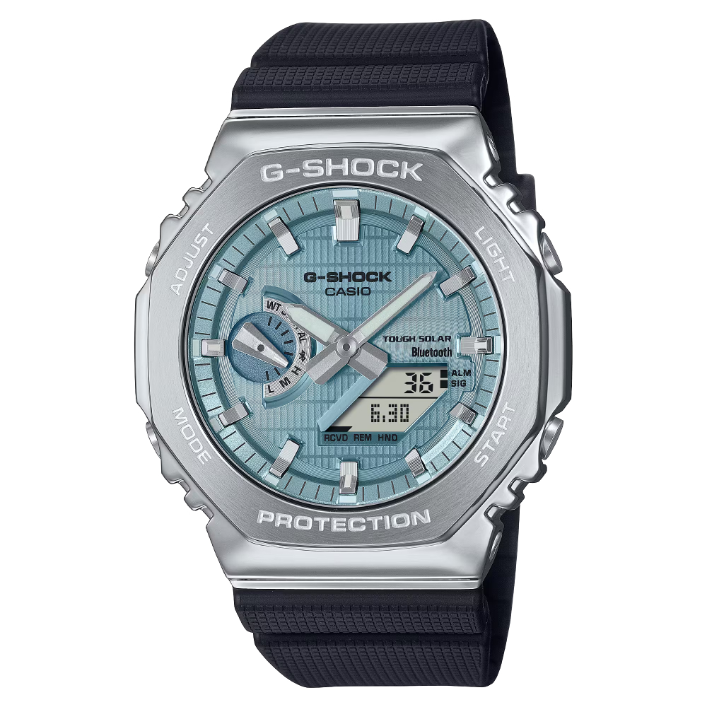 GBM-2100A-1A2DR | Đồng Hồ Casio G-shock | Nam | Kết Nối Bluetooth | Pin Năng Lượng | Chống Nước 200m