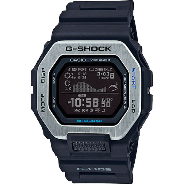 GBX-100-1DR | Đồng Hồ Casio | G-Shock | Nam | Dây Nhựa | Mặt Vuông Viền Kim Loại | Kết Nối Điện Thoại