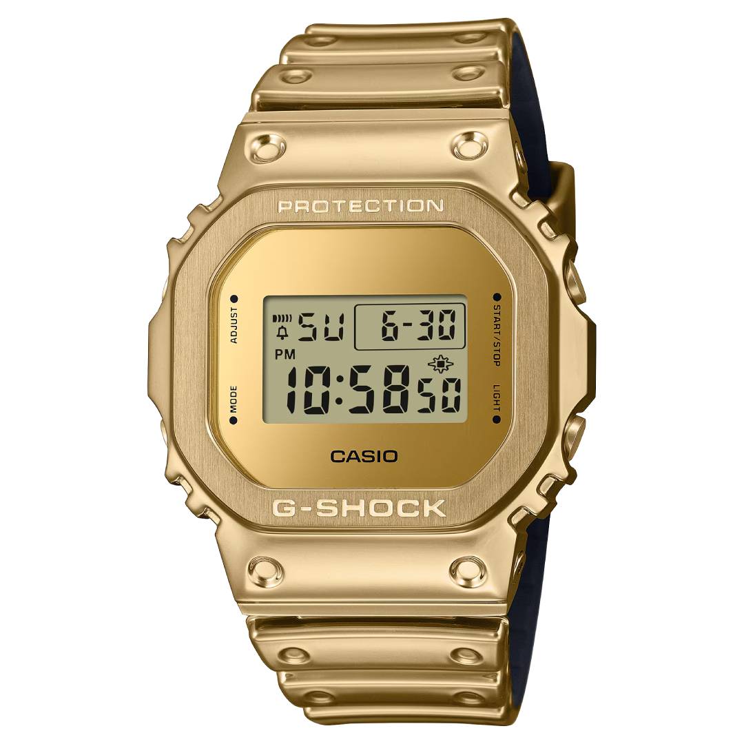 GM-5600YMG-9DR | Đồng Hồ Casio | G-Shock Nam | Dây nhựa | Mặt thép không gỉ | Chống Nước WR20BAR