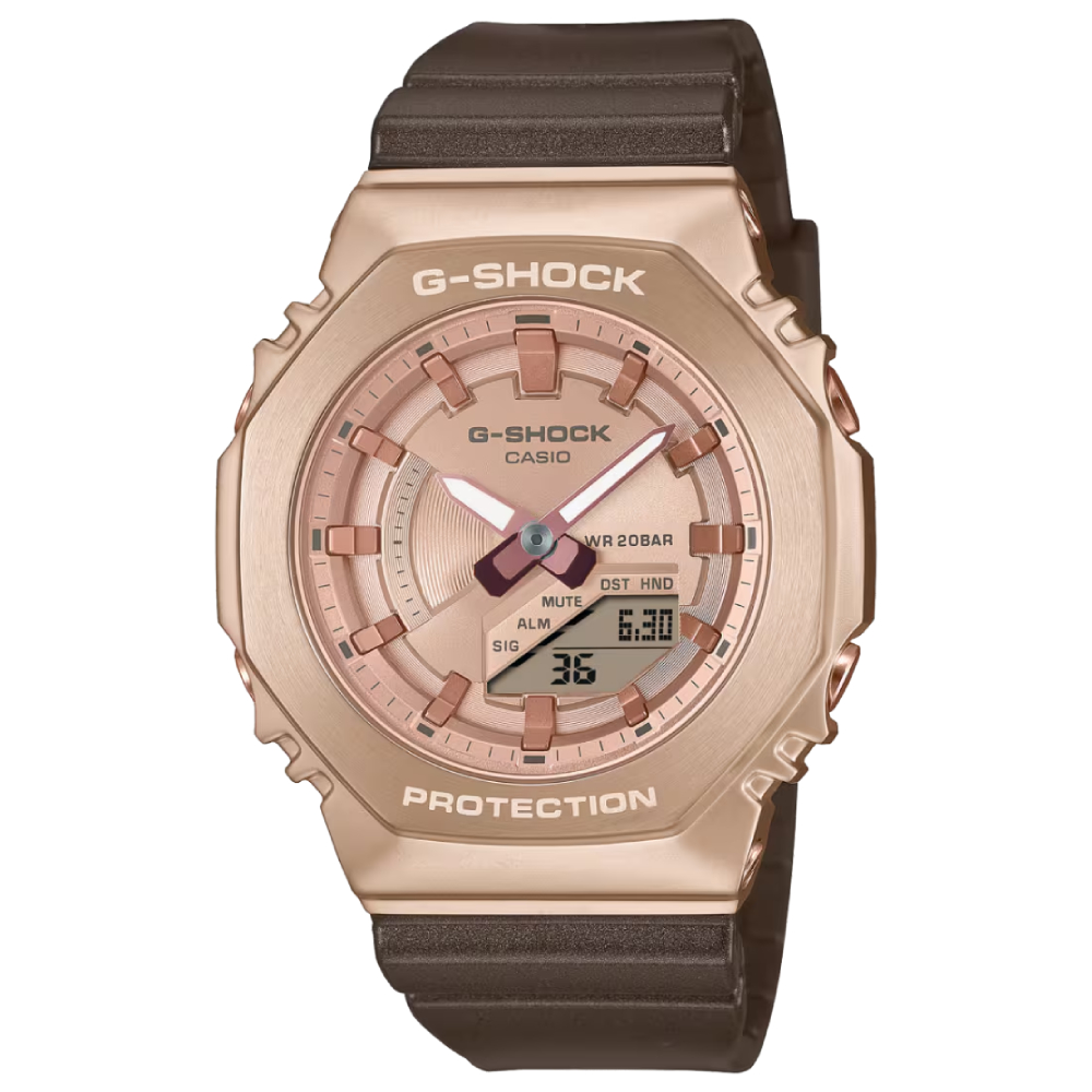 GM-S2100CB-5ADR | Đồng Hồ Casio | G-Shock Nữ | Dây Nhựa | Vỏ Kim Loại | Chống Nước WR20BAR