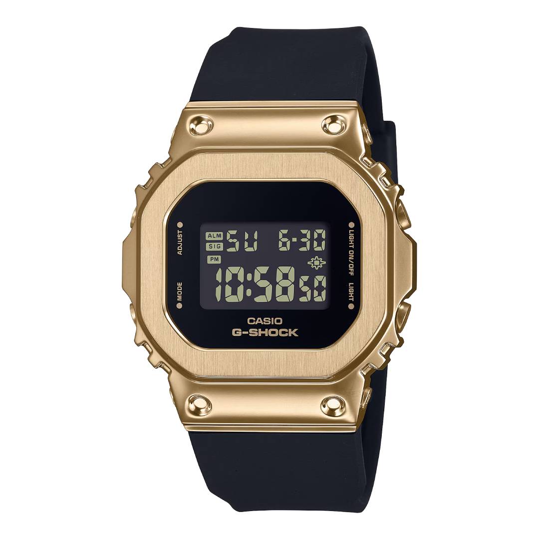 GM-S5600UGB-1DR | Đồng Hồ Casio G-shock Nữ | Dây Nhựa | Vỏ và mặt thép không gỉ | Chống Nước WR20BAR