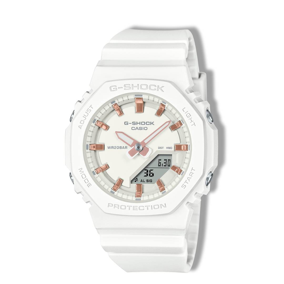 GMA-P2100M-7ADR | Đồng Hồ Casio | G-Shock Nữ | Dây Nhựa Sinh Học | Cấu Trúc Lõi Carbon | Chống Nước 200m