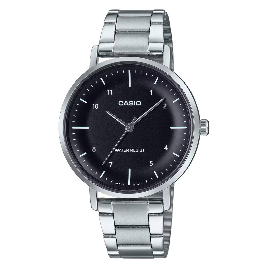 [NEW ARRIVAL ] LTP-VT03D-1BDF | Đồng Hồ Casio Nữ | Dây Kim Loại | Mặt Số Cong | Chống Nước