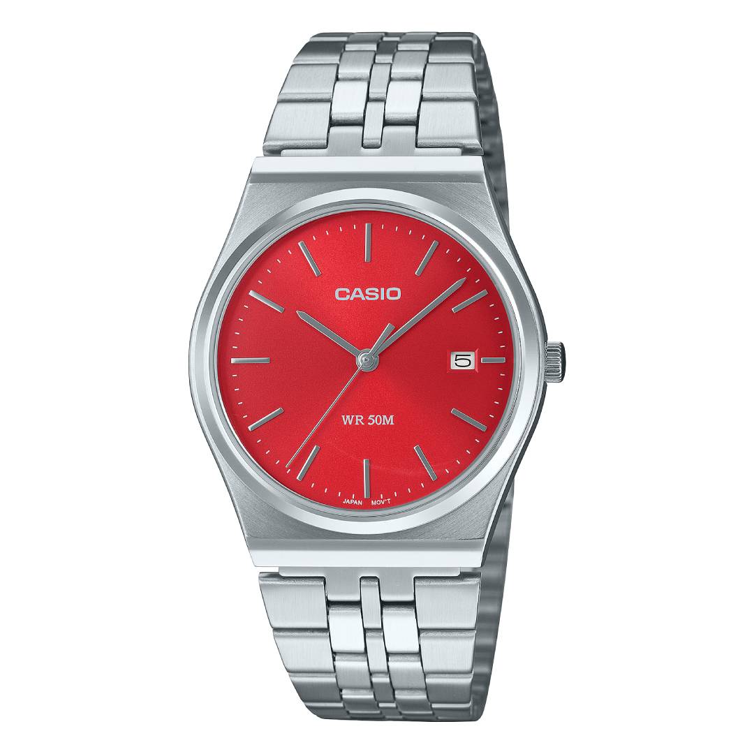 MTP-B145D-4A2VDF | Đồng Hồ Casio | Nam | Dây Kim Loại | Vỏ Thép Không Gỉ | Chống Nước