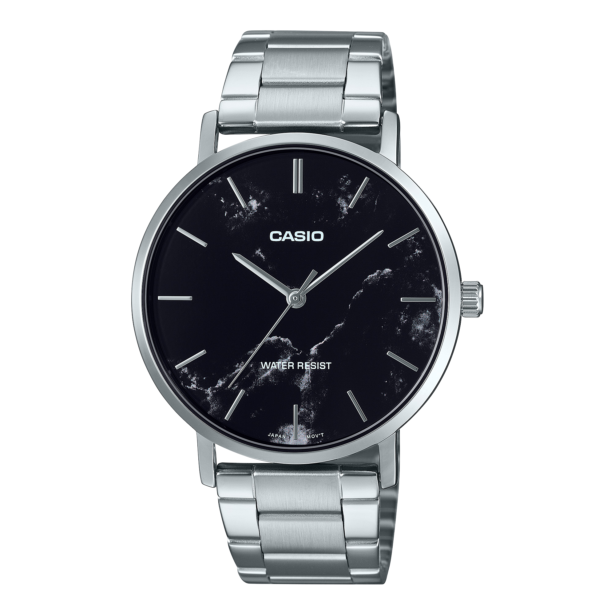 [NEW ARRIVAL ] MTP-VT01DM-1AUDF | Đồng Hồ Casio Nam | Dây Kim Loại | Mặt Nền Vân Đá Cẩm Thạch | Chống Nước