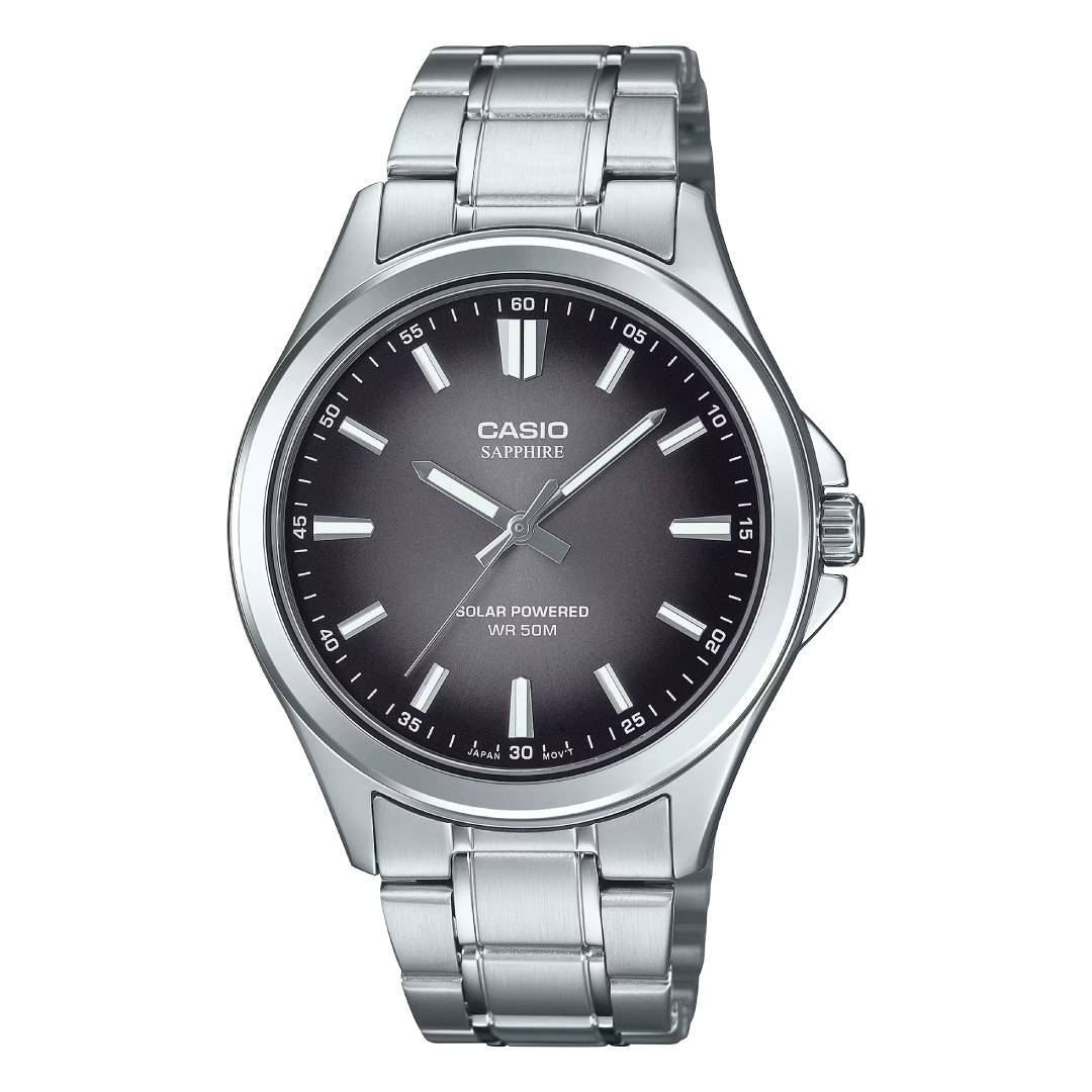 MTS-RS100D-1AVDF | Đồng Hồ Casio Nam | Dây Kim Loại | Mặt Kính sapphire | Pin Năng Lượng | Chống Nước 50m
