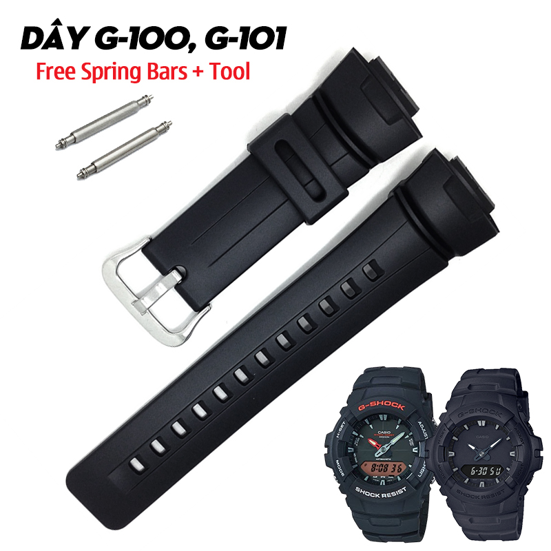 Dây G-Shock G-100 & G-101 Series – Bộ Sưu Tập Dây Thay Thế Cho Dòng “Cockpit” Đầu Tiên