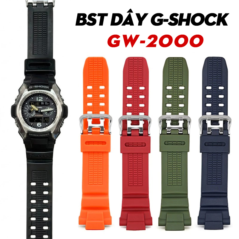 Dây G-Shock GW-2000 Series – Bộ Sưu Tập Dây Thay Thế Cho Dòng “Aviator” Analog Cao Cấp