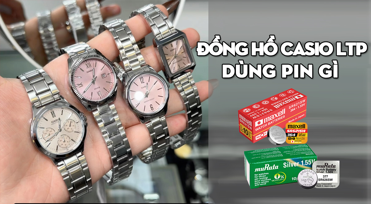 Casio LTP Dùng Pin Gì?