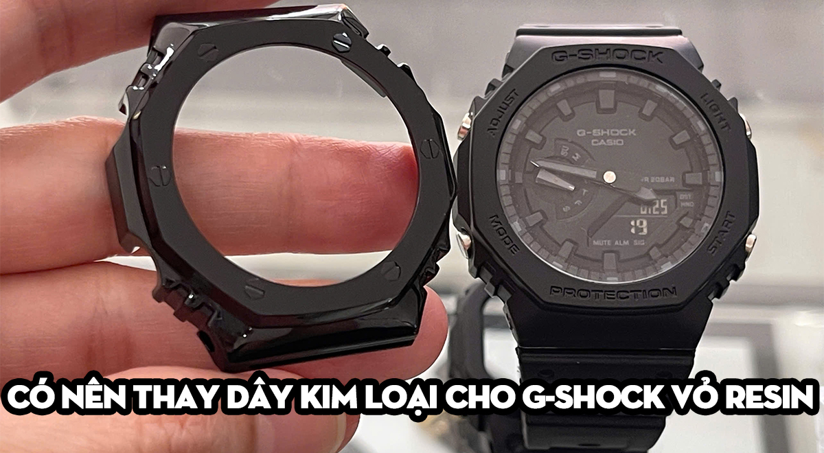 Có nên thay dây kim loại cho G-Shock vỏ resin? – Giải phẫu rủi ro, chi phí và quy trình lắp đặt chi tiết