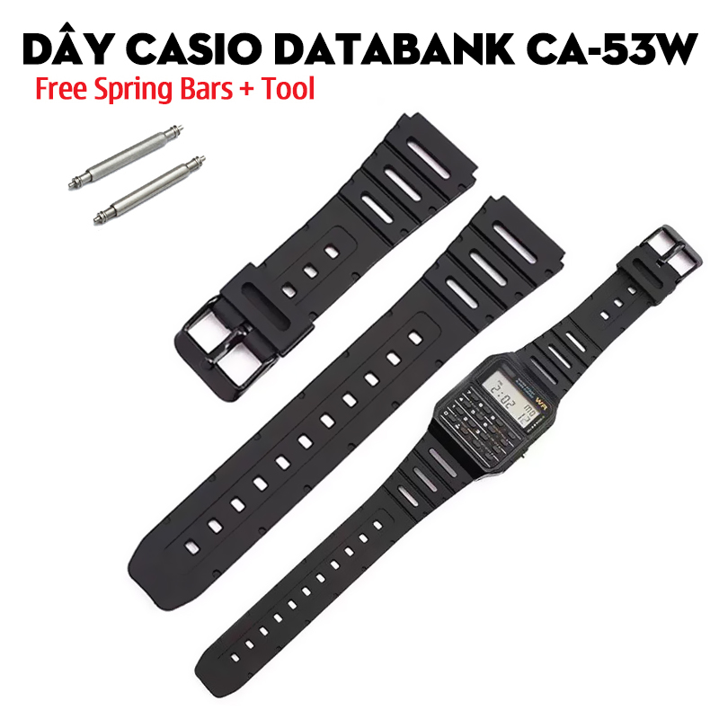 Dây Casio Databank CA-53W – Huyền Thoại Máy Tính Đeo Tay Và Các Lựa Chọn Thay Thế