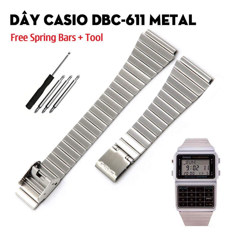 Dây Casio DBC-611 – Biểu Tượng “Smartwatch” Thập Niên 80 Và Các Lựa Chọn Thay Thế
