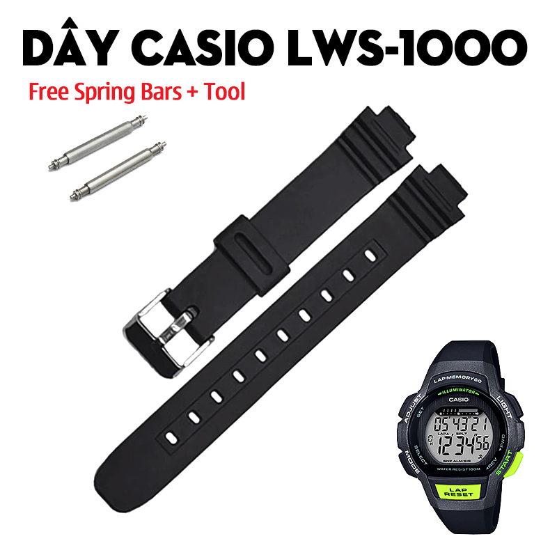 Dây Casio LWS-1000 – Cảm Hứng Thể Thao Từ Giày Chạy Bộ Và Các Lựa Chọn Thay Thế