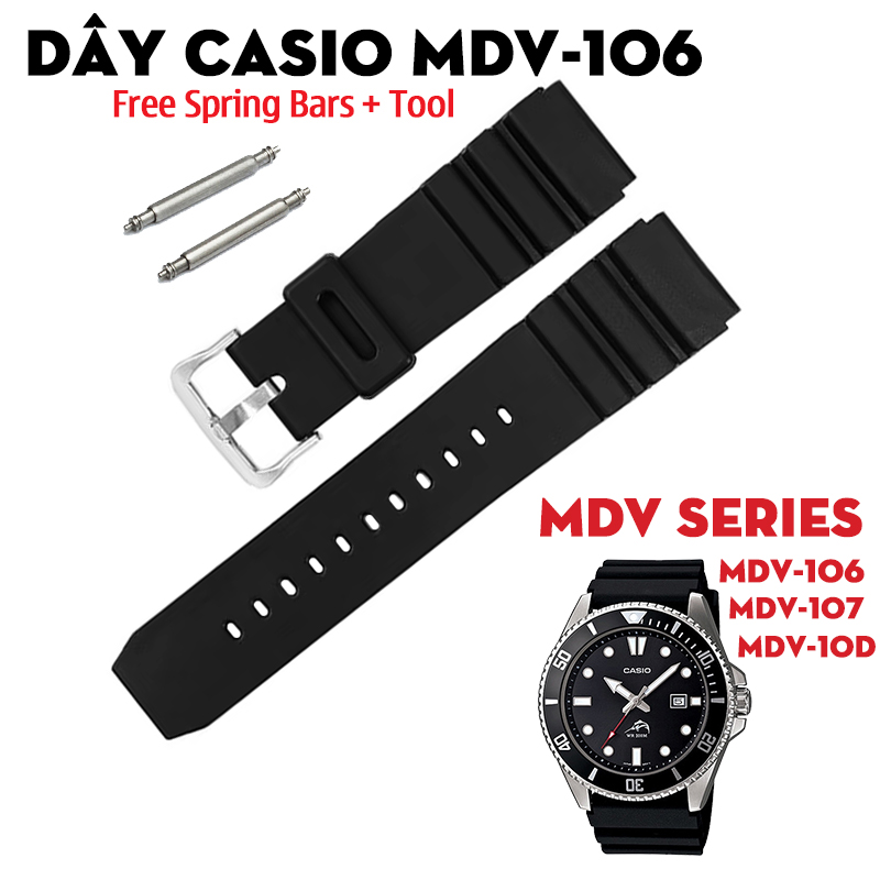Dây Casio MDV-106 Duro – Huyền Thoại Diver Giá Rẻ Và Các Lựa Chọn Thay Thế