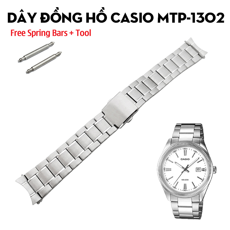 Dây Casio MTP-1302 – Mặt Tròn Cổ Điển Và Các Lựa Chọn Thay Thế