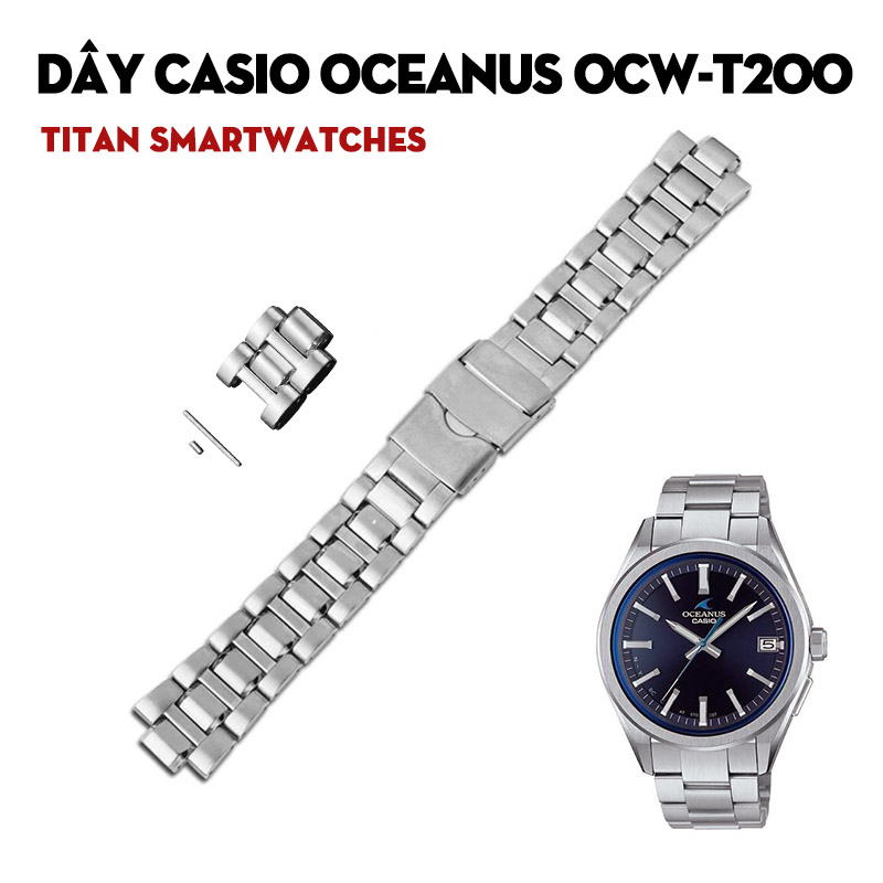 Dây Casio Oceanus OCW-T200 – Công Nghệ Bluetooth, Sóng Radio, Khoáng Cứng Vô Lăng Bán Giá Trong Tầm Phổ Thông