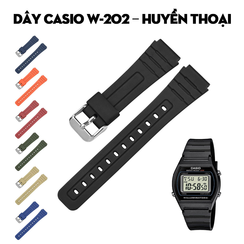 Dây Casio W-202 – Huyền Thoại Nhỏ Gọn Và Các Lựa Chọn Thay Thế