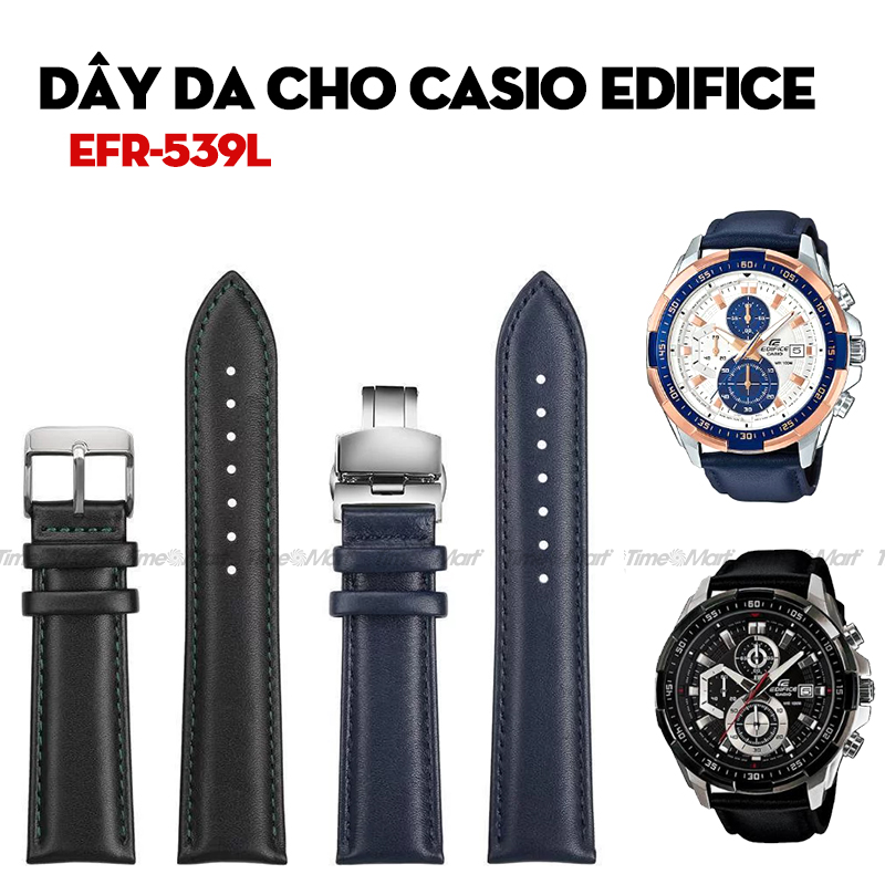 Dây da cho Casio Edifice EFR-539L – Kích thước, lưu ý và cách chọn đúng