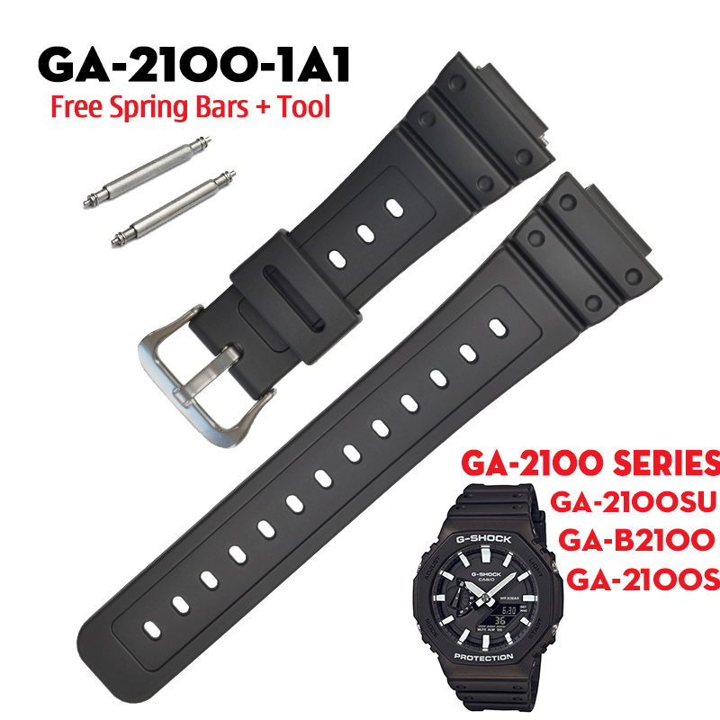 Dây G-Shock GA-2100-1A1 - Dây Nhựa Đen