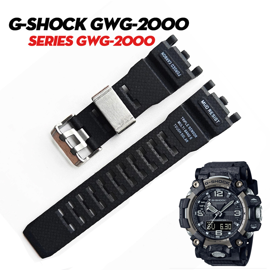 Dây Nhựa G-Shock GWG-2000 & GWG-2040 – Bộ Sưu Tập Ngụy Trang Cho Dòng Mudmaster